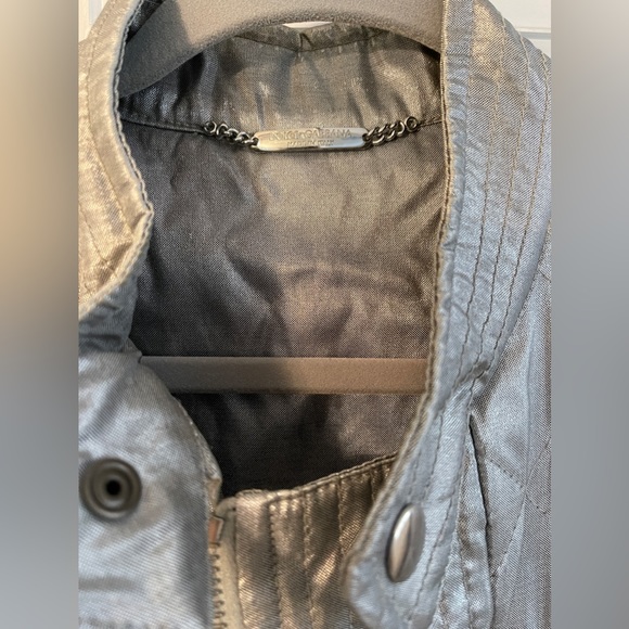 Dolce and Gabbana Mens Quilted Coat Size 48 in mint condition! Flawless - Picture 5 of 9